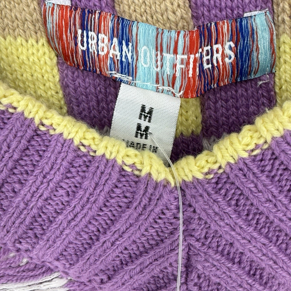 Urban Outfitters Multicolor Checkered Sweater Vest Women’s Size Medium NWT - Picture 3 of 5
